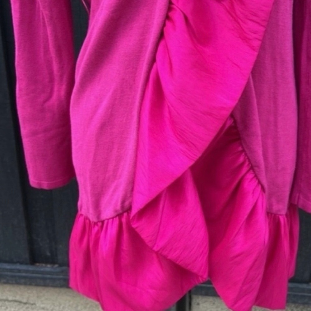 Ravel Pink Ruffled Cardigan - Picture 2 of 5